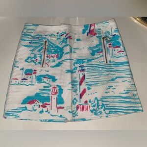 Lilly Pulitzer lighthouse skirt